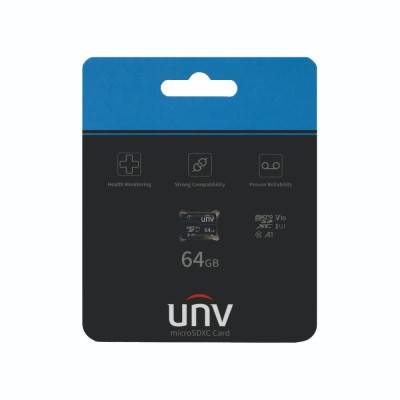 Card de memorie MicroSD UNV Blue Card TF-64G-T-L, 64 GB foto