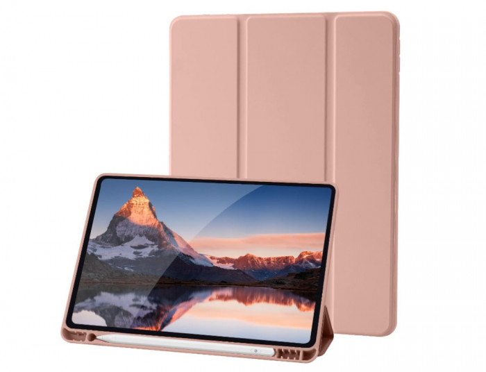 Husa Palkitsee pentru iPad Generatia 9 8 7 de 10,2 inchi, model 2021 2020 2019, a 9-a 8-a 7-a, roz - RESIGILAT