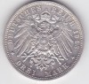 Germania 3 mark marci Frederick August III Battle of Leipzig 1913, Europa, Argint
