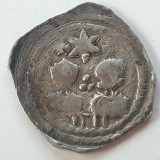 Austria 1 denar (1200-46)&amp;(1198-30) Rann argint Eberhard ll &amp; Leopold Vl RaR circulat in Transilvania, Europa