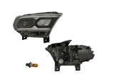Far Dodge Durango, 07.2020-, montare fata, dreapta, Tip=USA; LED+PY27/7W; manual; negru; cu soclu bec; Omologare: SAE; LED; fara marcaj &amp;quot;DODGE&amp;q