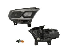 Far Dodge Durango, 07.2020-, montare fata, dreapta, Tip=USA; LED+PY27/7W; manual; negru; cu soclu bec; Omologare: SAE; LED; fara marcaj &amp;quot;DODGE&amp;q