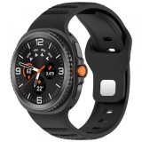 Curea Techsuit W050 pentru Samsung Galaxy Watch 8 Classic / Watch8 44mm / Watch 8 40mm, Neagra