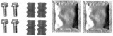 Set accesorii, etrier frana SKODA FABIA II (2006 - 2014) METZGER 113-1347