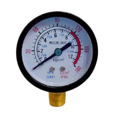 Manometru Hidrofor, Radial, Presiune 0-12 bari,Racord 1/4&rdquo;, premium universal