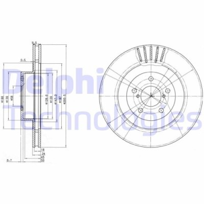 Delphi Disc frana foto