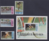 Haute Volta 1980 Olympic games Moscow set+perf. sheet Mi.795-8+B55 MNH DA.120, Nestampilat