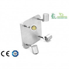 Lampa spot LED 12W (4*3W) 3000K Lumina Calda foto