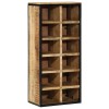VidaXL Dulap pentru pantofi Maro 50 x 30 x 110 cm Lemn masiv de mango 374092
