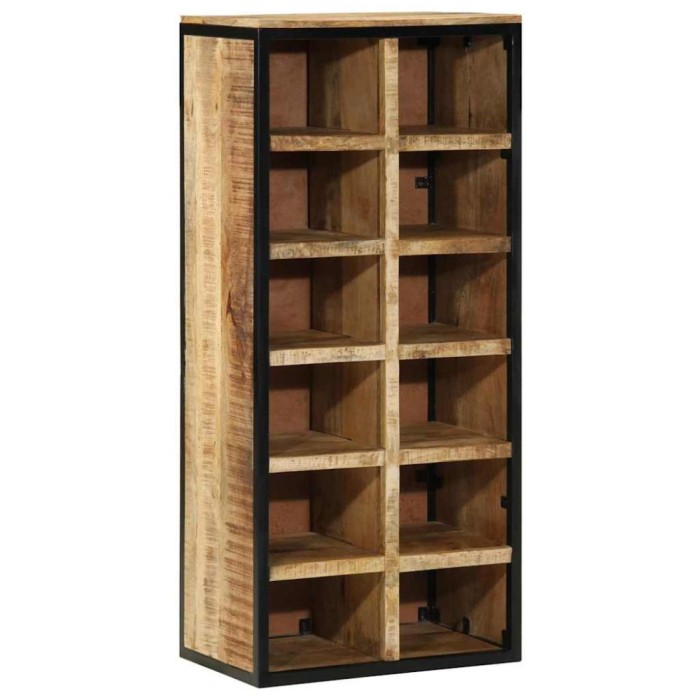 vidaXL Dulap pentru pantofi Maro 50 x 30 x 110 cm Lemn masiv de mango 374092