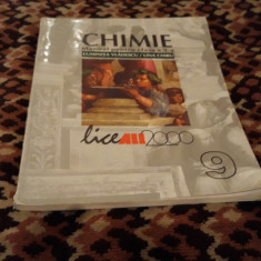 CHIMIE C1 MANUAL CLASA IX LUMINITA VLADESCU 1999