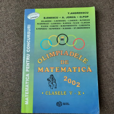 Olimpiadele de matematica 2002 CLASELE V-X TITU ANDREESCU RFO