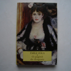 O pagina de dragoste - Emile Zola