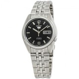Ceas bărbătesc Seiko 5 automat cu cadran negru Cod articol SNK393K1