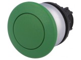 Comutator acționat prin apăsare verde 22mm