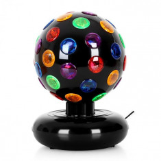 OneConcept Disco Ball, glob lumini disco party, 7 W, negru foto