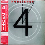 Vinil LP Foreigner - 4 (Japan Press, NM) Editie Fara OBI, Insert, Sunet Top! Raritate! Juke Box Hero, Waiting Girl Urgent Woman Black