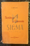 SCRIITORI SI CURENTE, 1931
