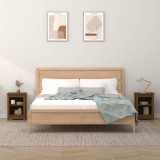 VidaXL Noptiere, 2 buc, maro miere, 40x35x55 cm, lemn masiv de pin