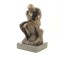 Ganditorul-statueta din bronz pe un soclu din marmura YY-42