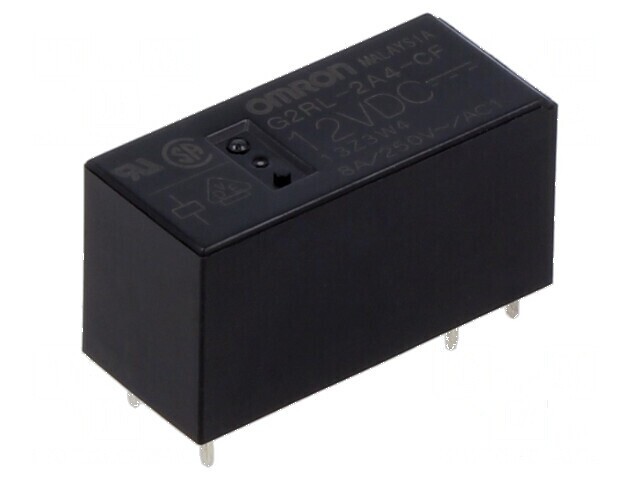 Releu electromagnetic DPST-NO 12VDC 8A