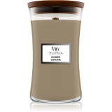 Cumpara ieftin Woodwick Cashmere lum&acirc;nare parfumată cu fitil din lemn 609,5 g