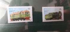 Lituania-transport ,locmotive ,trenuri-serie completa ,nestampilate MNH(T4) foto