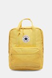 Converse rucsac culoarea galben, mare, uni, 10026013-A12