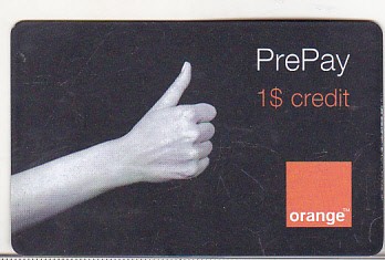 bnk card Romania - Orange - 1 $ - 12/04 - RO-ORA-REF-0001-0412A foto