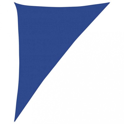 Panza parasolar, albastru 4x5x6,8 m HDPE 160 g/m&amp;sup2; triunghiular foto