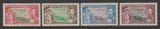 Southern Rhodesia 1937 - Coronarea, serie nestampilata cu sarniere
