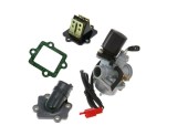 Carburator Scuter Motorro 49cc 50cc + Gat Admisie + Muzicuta - Kit Complet Carburatie