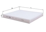 MAHLE LA 74 Filtru, aer habitaclu