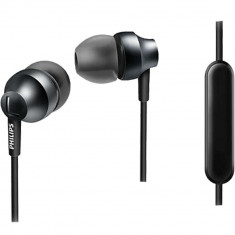 Casti Audio SHE3855SG In-Ear, Microfon, Mufa Jack 3,5 mm, Negru foto