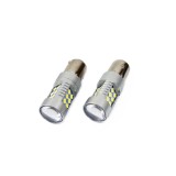 Cumpara ieftin Set becuri auto cu LED CANBUS compatibil P21W BA15S 24 SMD 6.2W Alb 12/24V, destinat competitiilor auto sau off-road