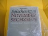 November sechzehn - Solschenizyn