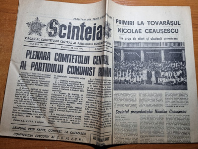 scanteia 28 iulie 1974-articol orasul sebis jud. arad foto