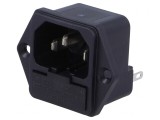 Conector alimentare AC soclu tată 10A 250V