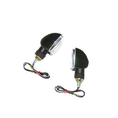 Set semnalizari 12V 21W BAY9S brat scurt prindere M8 culoare negru Cod Produs: MX_NEW 7050836MA