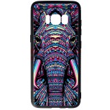 Husa Samsung Galaxy S8, TPU + Sticla, Model Elephant