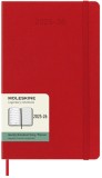 Agenda 2025/2026 - Moleskine Classic 18 Months Weekly Planner - Hardcover, Large (Red) | Moleskine