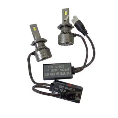 Set 2 becuri auto LED H7, 12V, 180W, 6000K, Canbus, 16000Lm, BZRSH