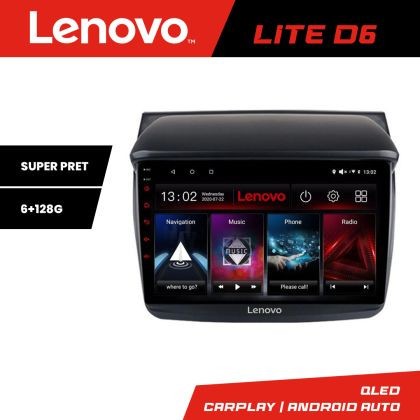Navigatie Mitsubishi L200 2006-2014 Lenovo Kit-094 8 core 6+128 GB Android Waze USB Navigatie Internet Youtube Radio CarStore Technology