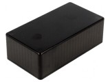 Carcasă universală ABS neagră 65mm x 120mm x 36mm 1591