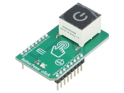 Placă Prototip Button Power Click GPIO PWM foto
