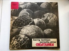 DD Harry Tavitian, Corneliu Stroe: Creation Suite/ Crea?iunea, Disc Vinyl /vinil foto