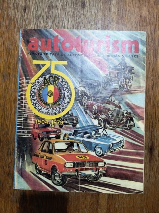 Revista Autoturism nr. 4 / 1979, coperta ACR / CSP