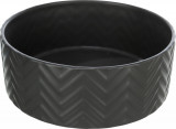 Bol Ceramic, 1.6 L/20 cm, Negru, 25022