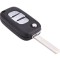 Carcasa cheie auto tip briceag Techstar pentru Renault &ndash; 3 butoane, compatibila cu Clio, Megane, Kangoo, Fluence
