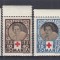 ROMANIA1945 LP 165 CRUCEA ROSIE EROARE PUNCT IN I DIN LEI LA 10-40 SERIE MNH
